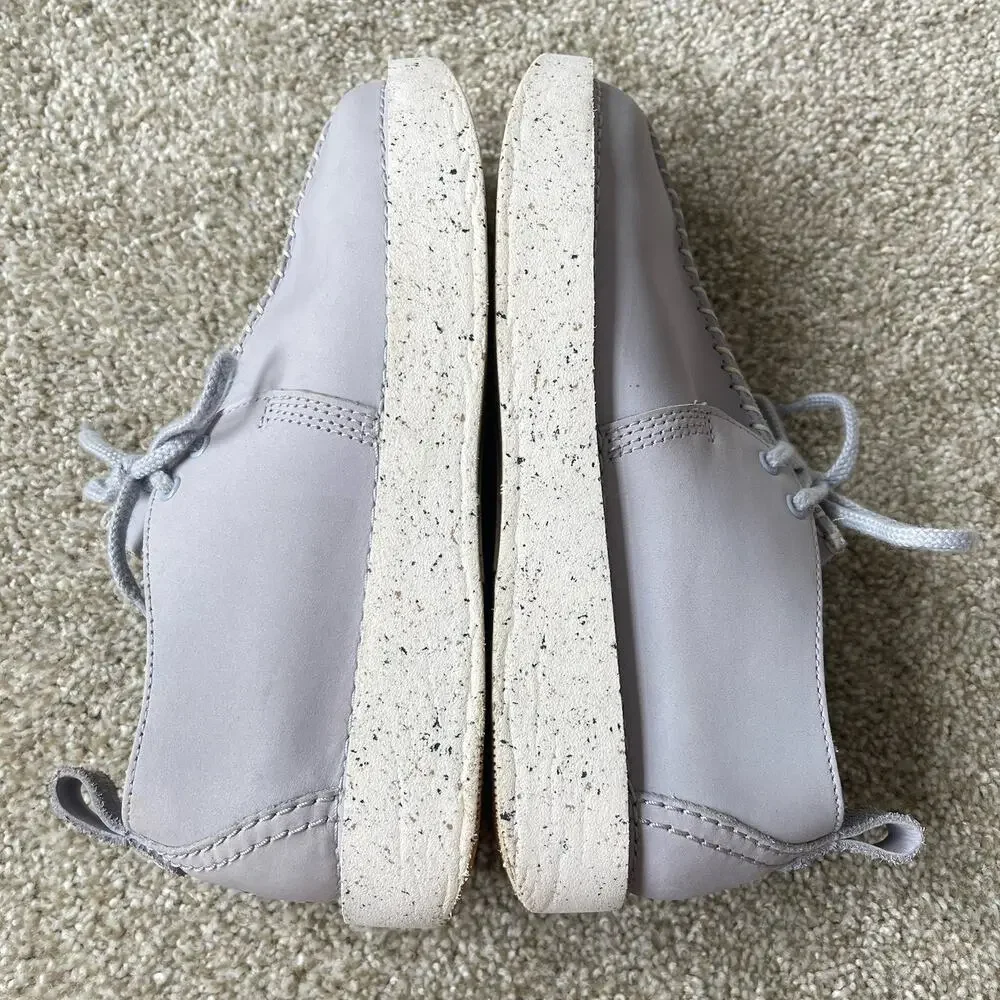 Clarks Originals Desert Trek Form Leather Cool Blue Comfort Shoes Women’s 7.5 M - Picture 7 of 13